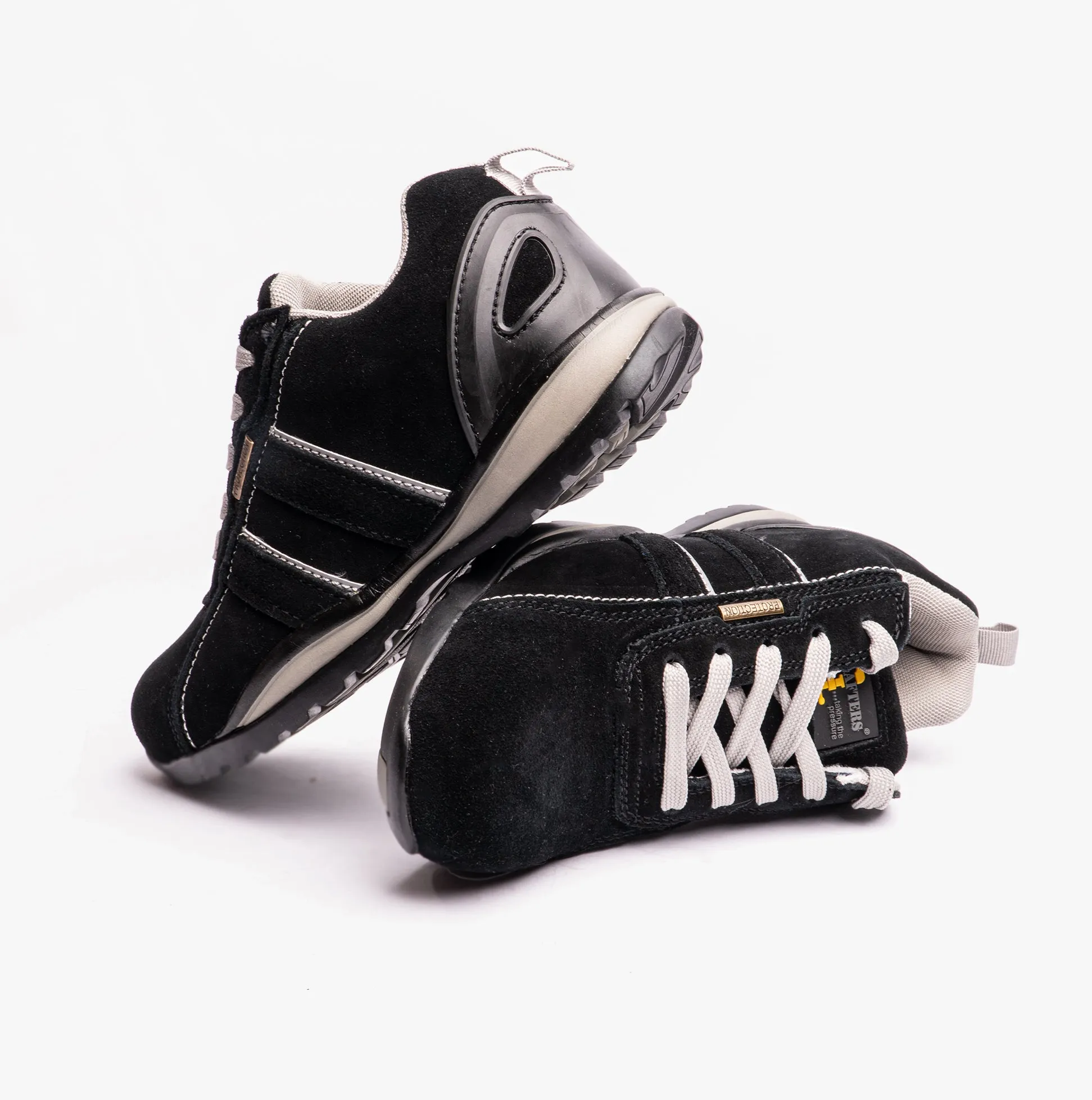 Grafters M090AS Unisex Safety Trainers Black/Grey sold by Shuperb product image thumbnail 5