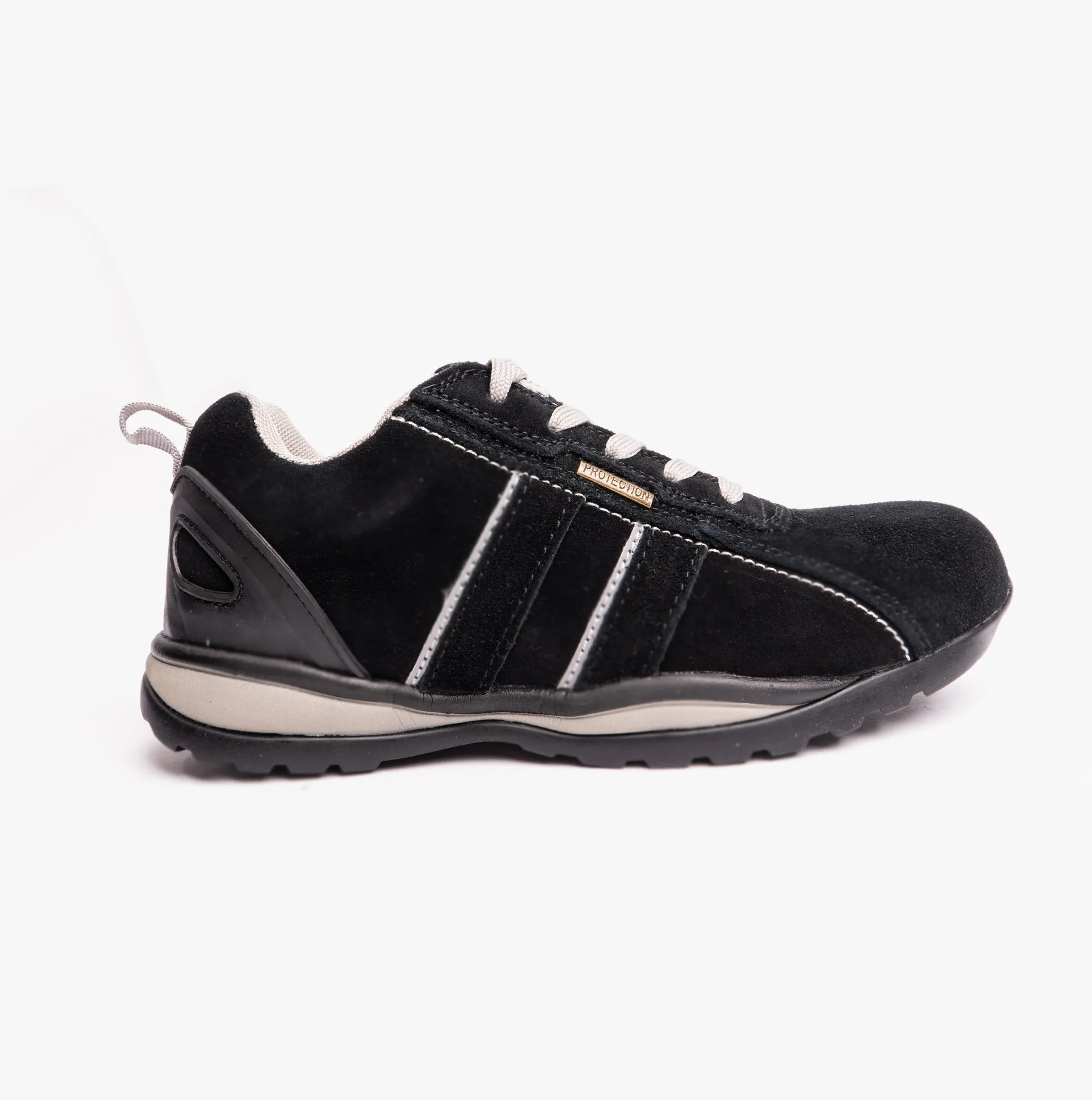 Grafters M090AS Unisex Safety Trainers Black/Grey sold by Shuperb