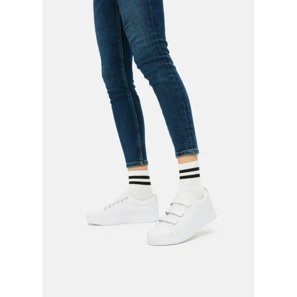 RALLY QUICK STICK FASTENING Ladies Leather Trainers Urban White sold by Shuperb product image thumbnail 4
