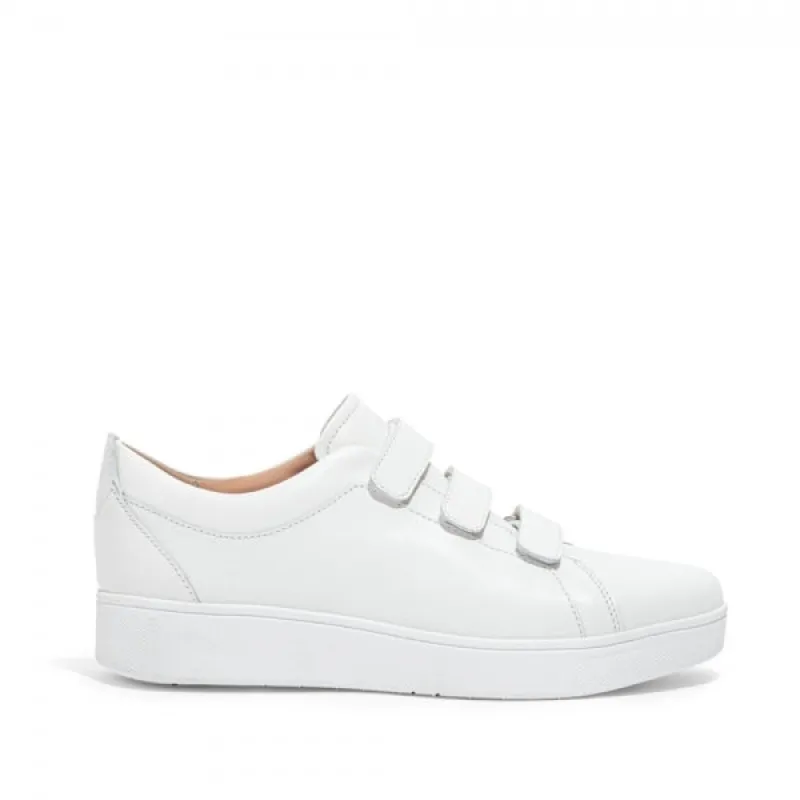 RALLY QUICK STICK FASTENING Ladies Leather Trainers Urban White sold by Shuperb