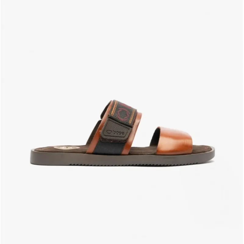 Base London TANGIER Mens Sandals Tan made by Base London