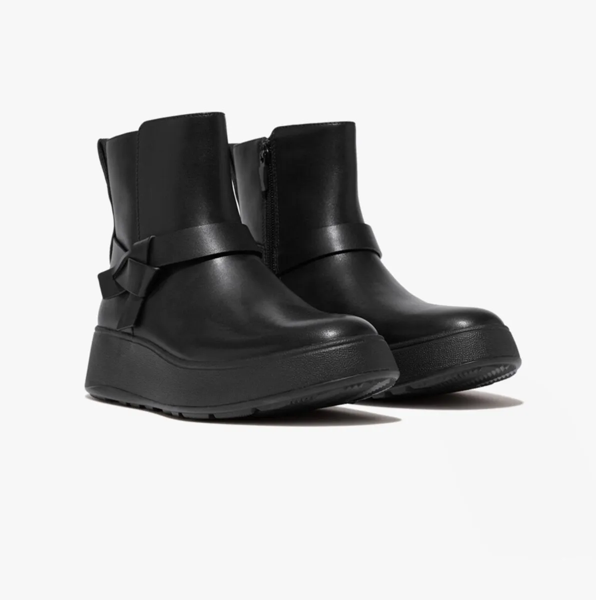 FitFlop F-MODE FOLDED-KNOT Womens Chelsea Boots Black sold by Shuperb product image thumbnail 2