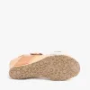 Mephisto LISSANDRA Womens Leather Wedge Sandals Camel/Python sold by Shuperb