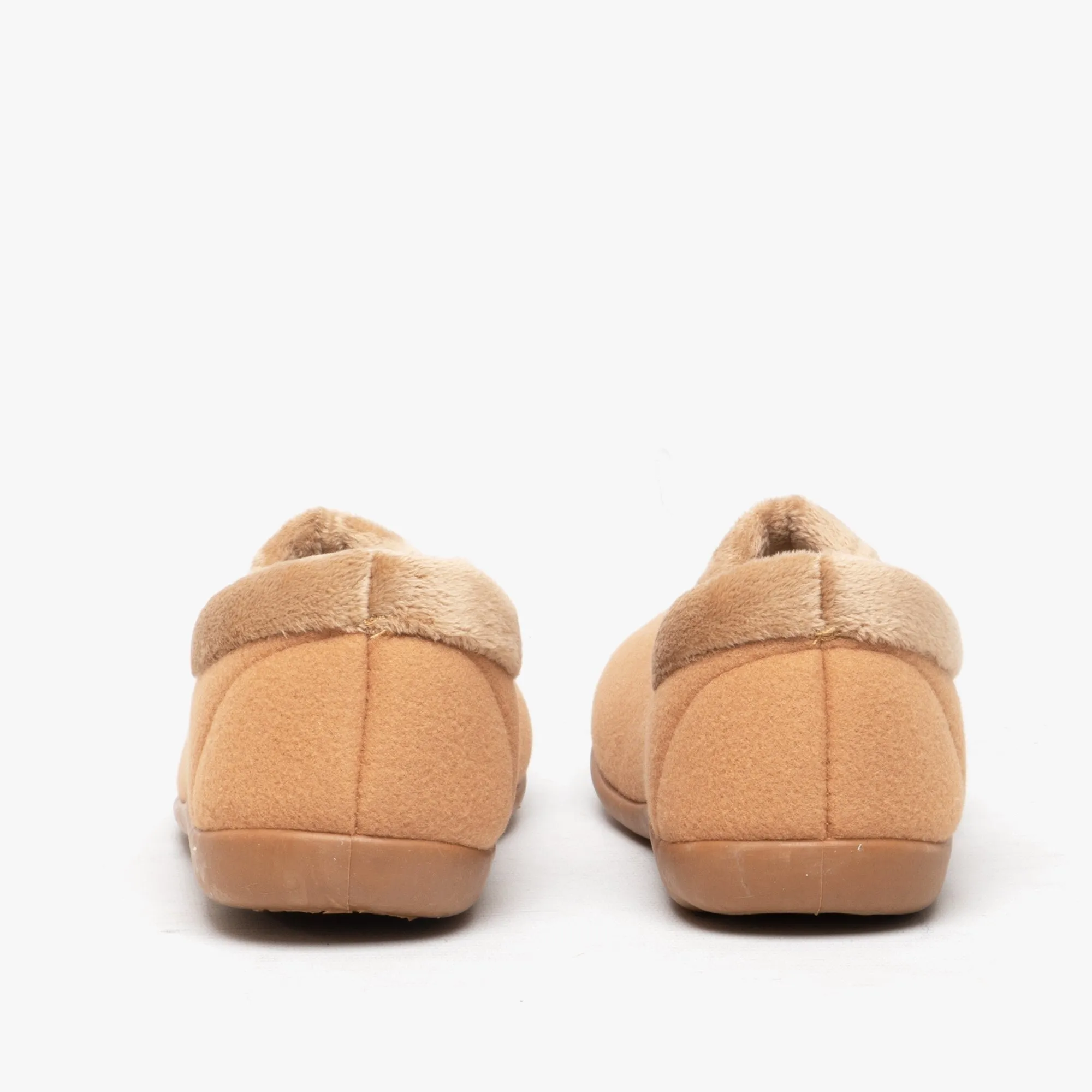 HOS Comfort TINA Womens Full Felt Slippers Tan sold by Shuperb product image thumbnail 5