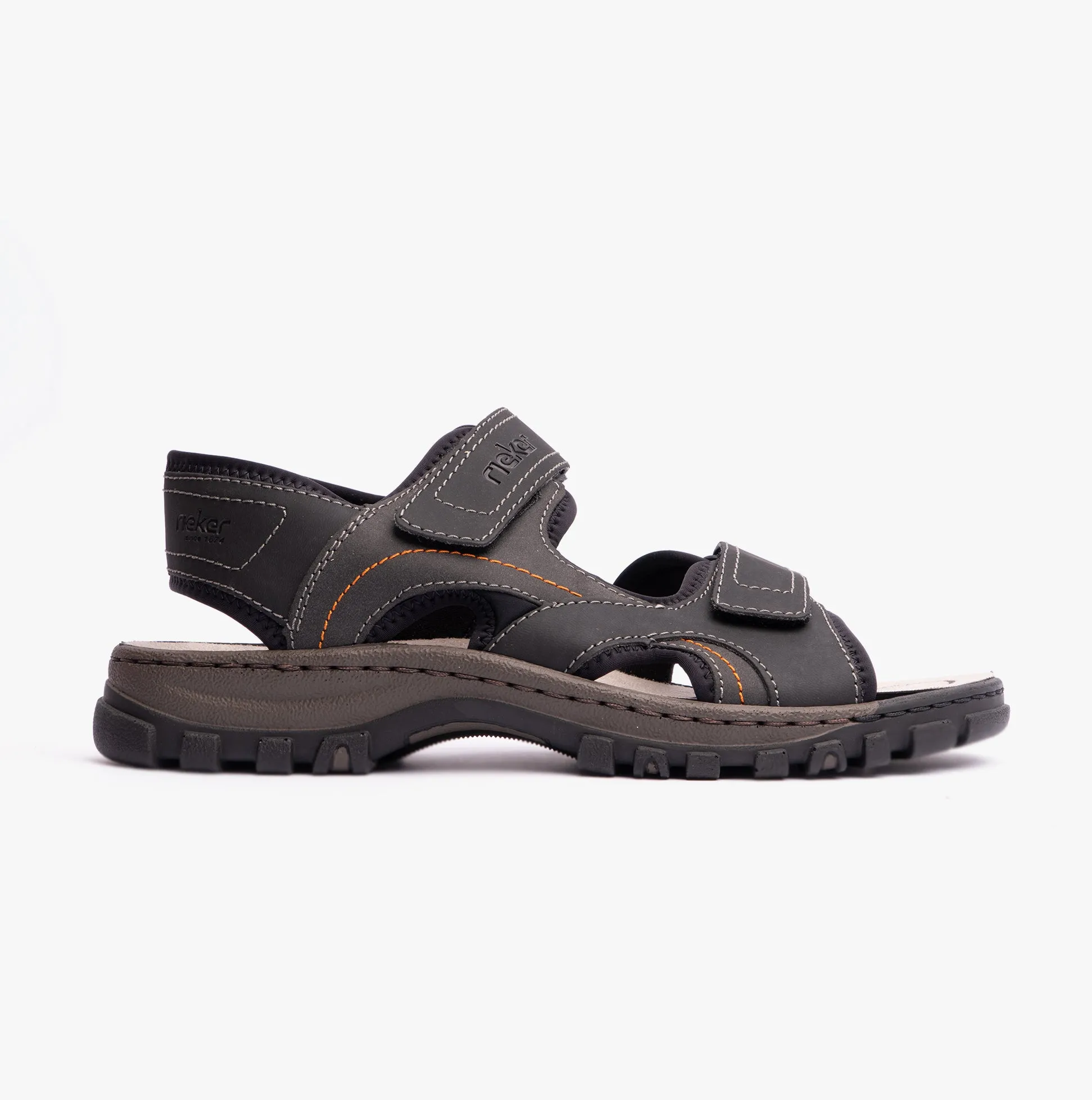Rieker 25053-00 Mens Sandals Black sold by Shuperb