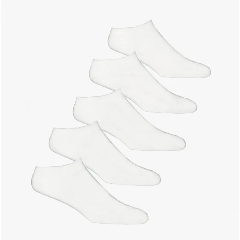 Jack & Jones BASIC MULTI SHORT Mens Cotton Mix 5 Pack Socks White sold by Shuperb