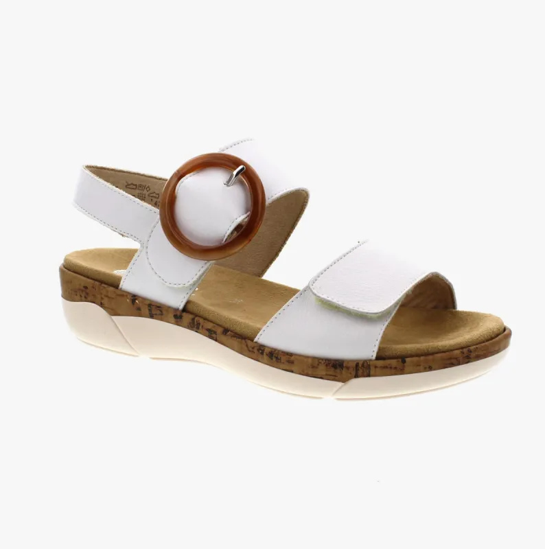 Remonte JOCELYN Womens Sandals White sold by Shuperb