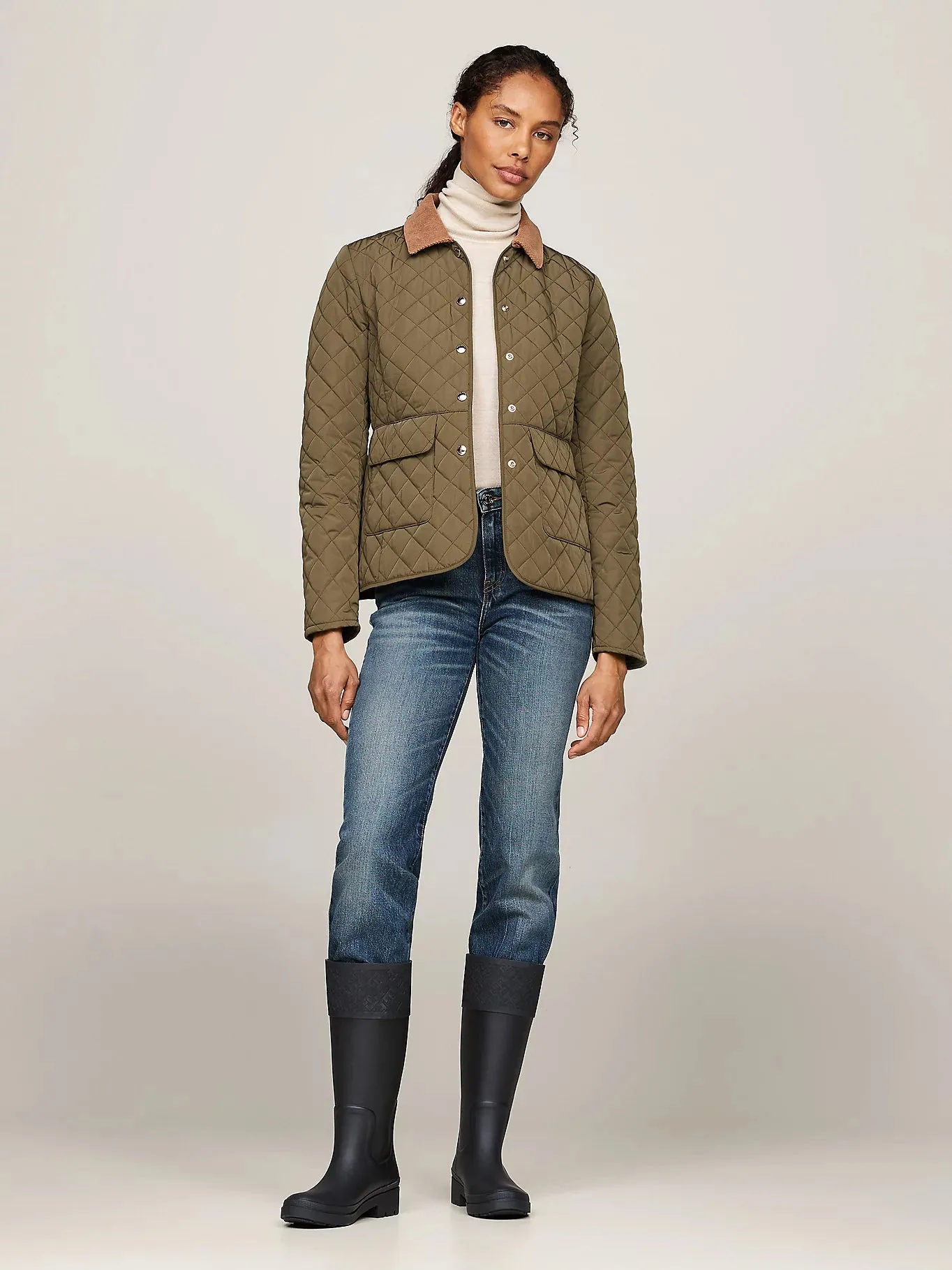 Tommy Hilfiger RUBBER Womens Long Boots Black sold by Shuperb product image thumbnail 5