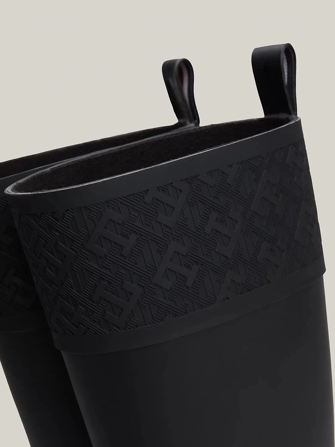 Tommy Hilfiger RUBBER Womens Long Boots Black sold by Shuperb product image thumbnail 4