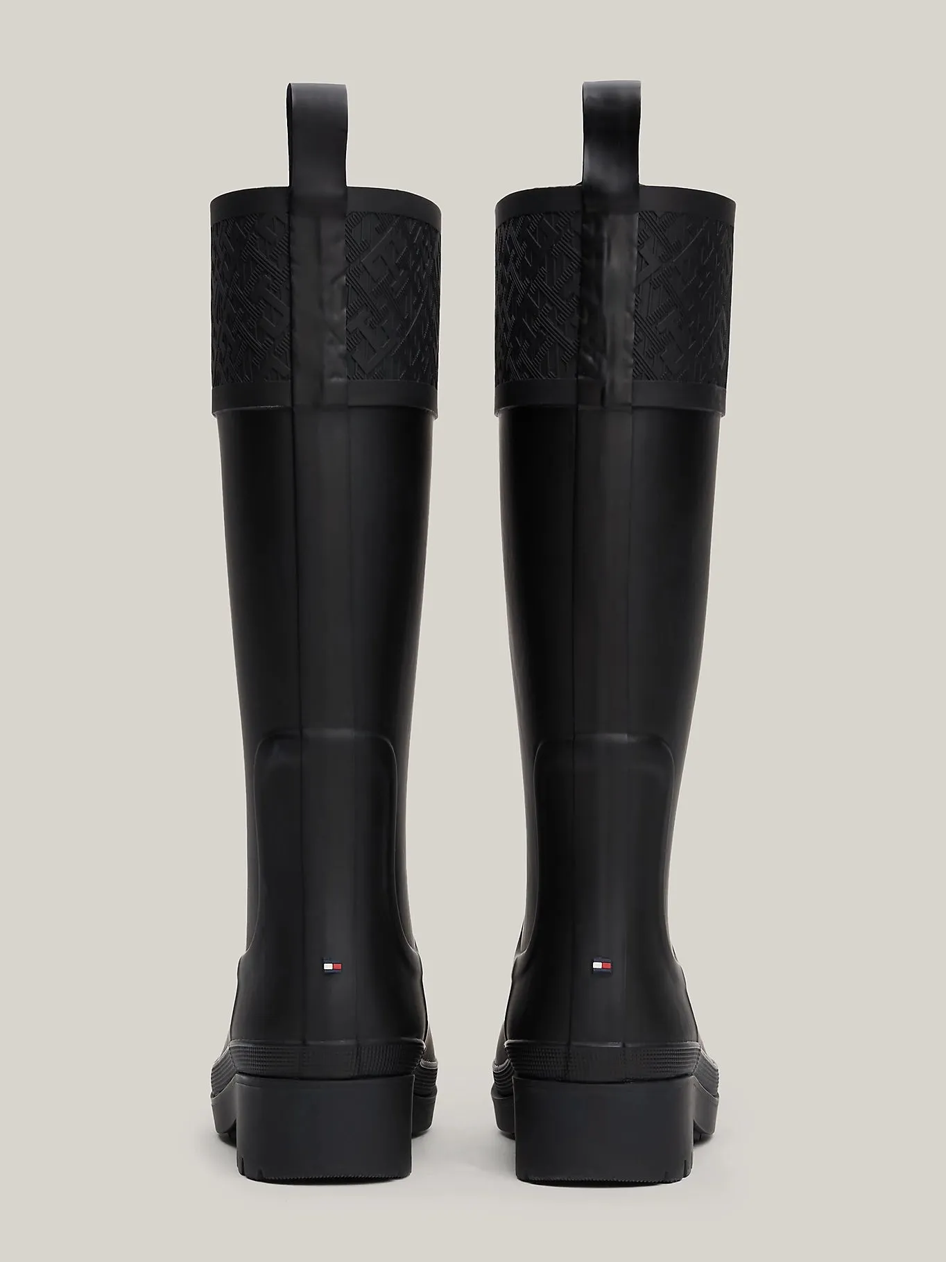 Tommy Hilfiger RUBBER Womens Long Boots Black sold by Shuperb product image thumbnail 3