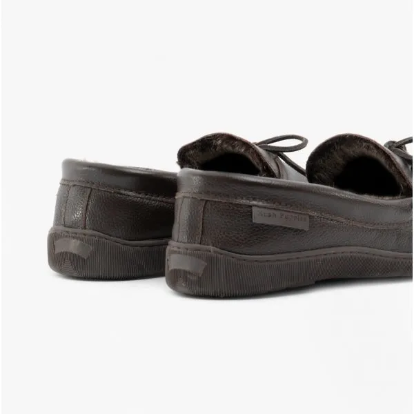 Hush Puppies ACE Mens Leather Mocassin Slippers Brown sold by Shuperb product image thumbnail 4