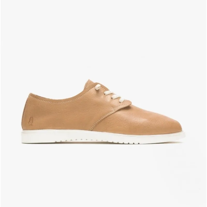 Hush Puppies EVERYDAY Womens Leather Casual Lace-up Shoes Brown sold by Shuperb
