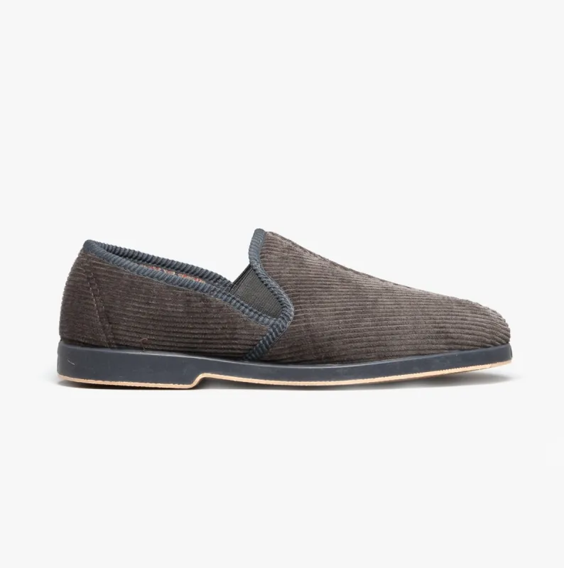 GBS EXETER Mens Slippers Grey sold by Shuperb