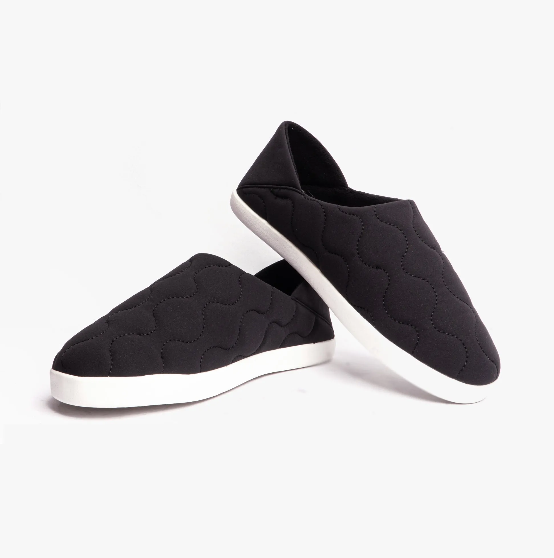 EZRA COTTON RIPSTOP Mens Slippers Black sold by Shuperb product image thumbnail 4