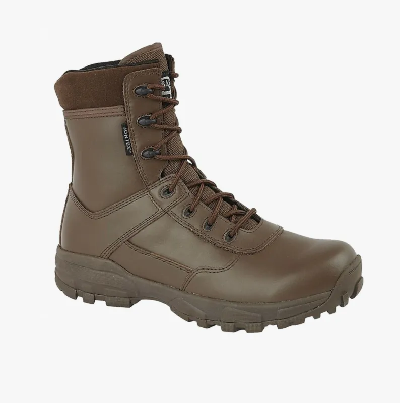 Grafters AMBUSH Unisex Waterproof Leather Combat Boots Brown sold by Shuperb
