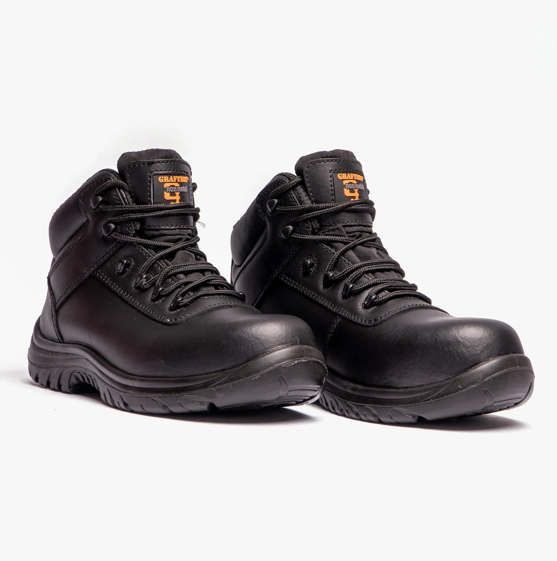 Grafters M466A Unisex Composite Toe Safety Boots Black sold by Shuperb product image thumbnail 2