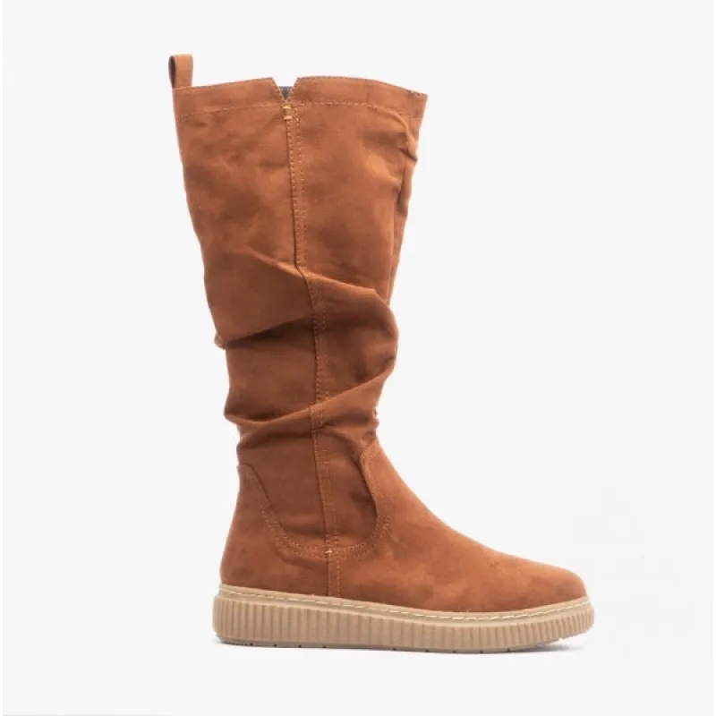 Jana 25660-29-305 Womens Knee-Length Boots Brown sold by Shuperb