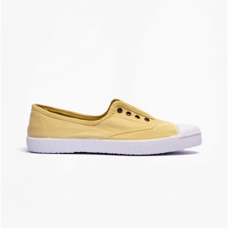 Victoria 1915 INGLESA DREC Womens Canvas Pumps Yellow sold by Shuperb