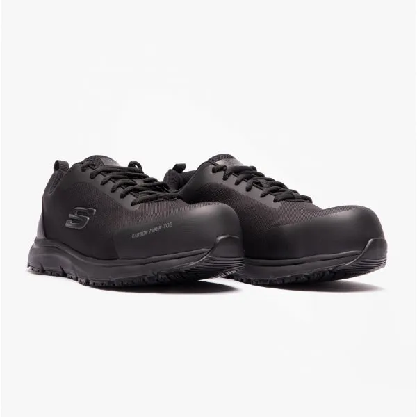 Skechers Work 200090EC ULMUS Mens Safety Trainers Black sold by Shuperb product image thumbnail 2