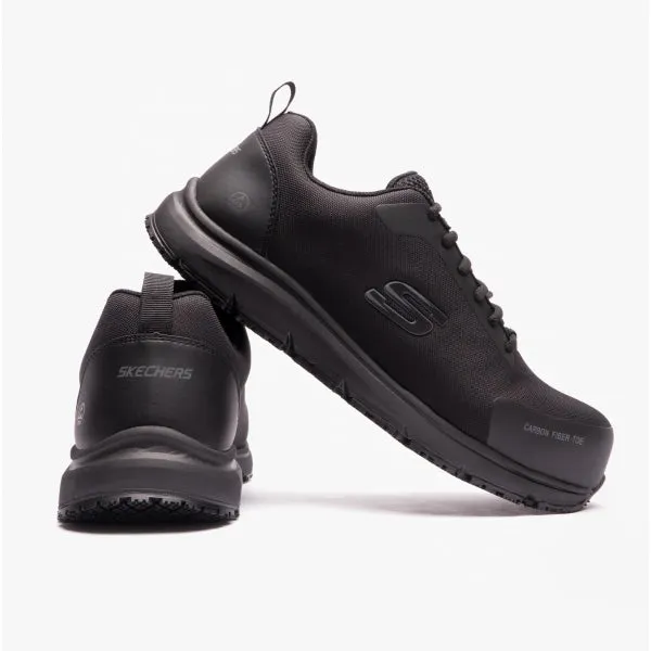 Skechers Work 200090EC ULMUS Mens Safety Trainers Black sold by Shuperb product image thumbnail 5