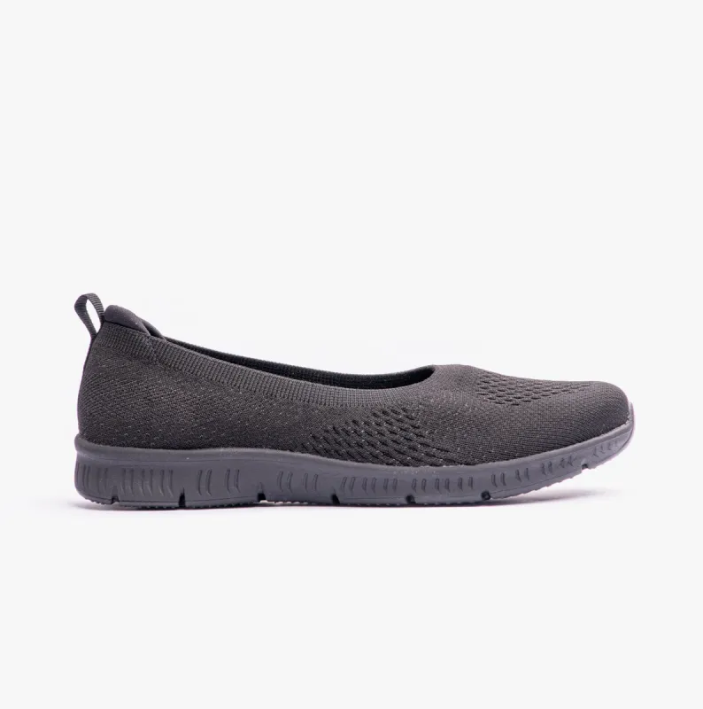 Skechers 100625/BBK BE-COOL Womens Shoes Black sold by Shuperb