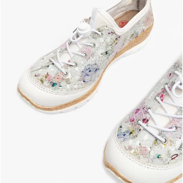 Rieker N42V1-90 Womens Trainers White/Multi sold by Shuperb product image thumbnail 3