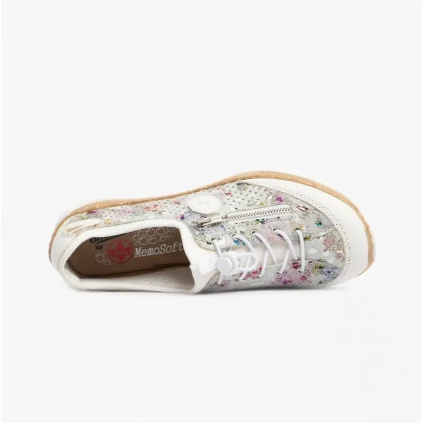 Rieker N42V1-90 Womens Trainers White/Multi sold by Shuperb product image thumbnail 5