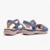 64853-14 Ladies Sandals Blue sold by Shuperb