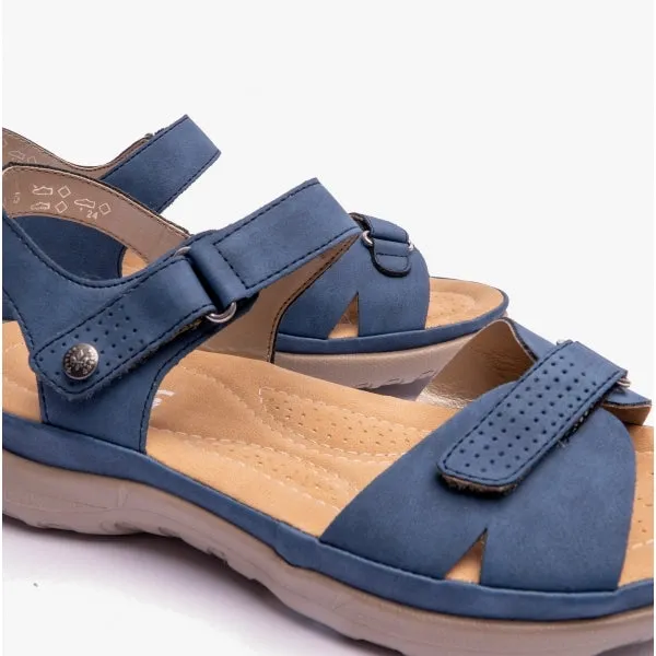 64853-14 Ladies Sandals Blue sold by Shuperb product image thumbnail 4
