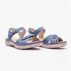 64853-14 Ladies Sandals Blue sold by Shuperb