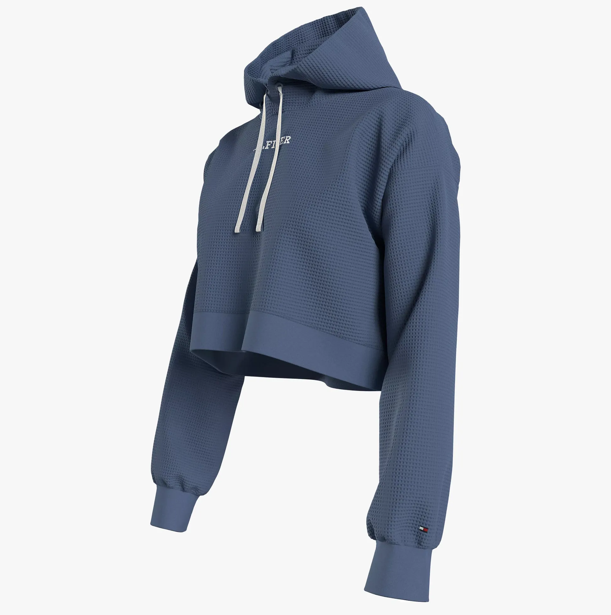 Tommy Hilfiger LONG SLEEVE HOODIE Womens Hoodie Iron Blue sold by Shuperb product image thumbnail 2