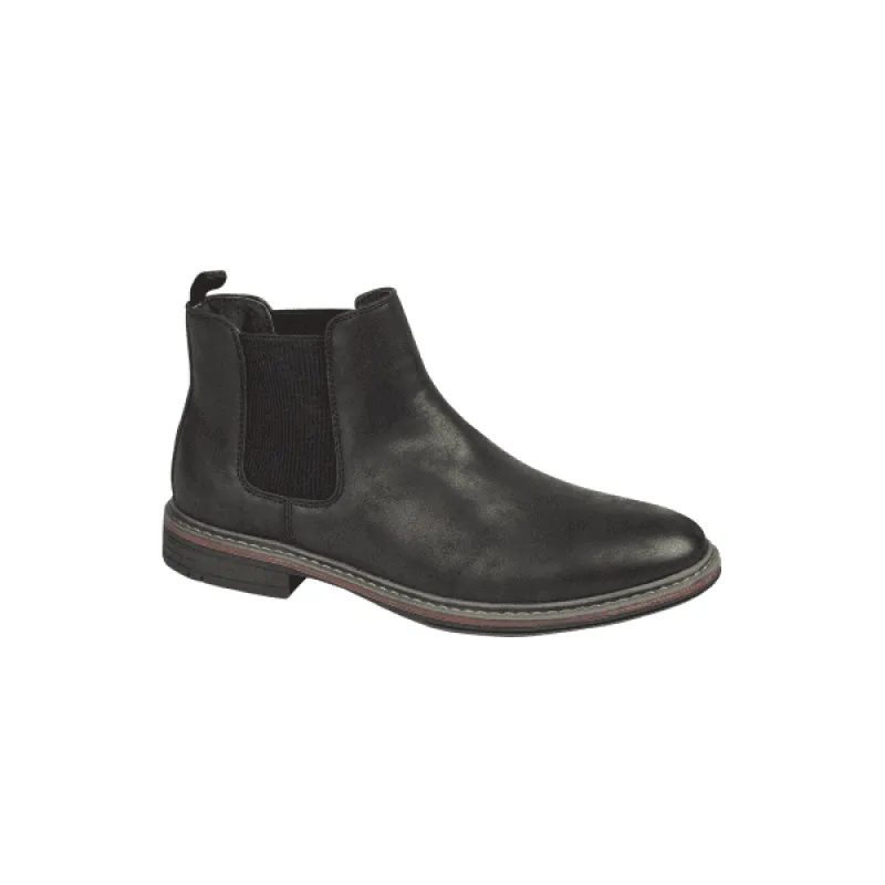 M942A Mens Twin Gusset Chelsea Boots Black sold by Shuperb