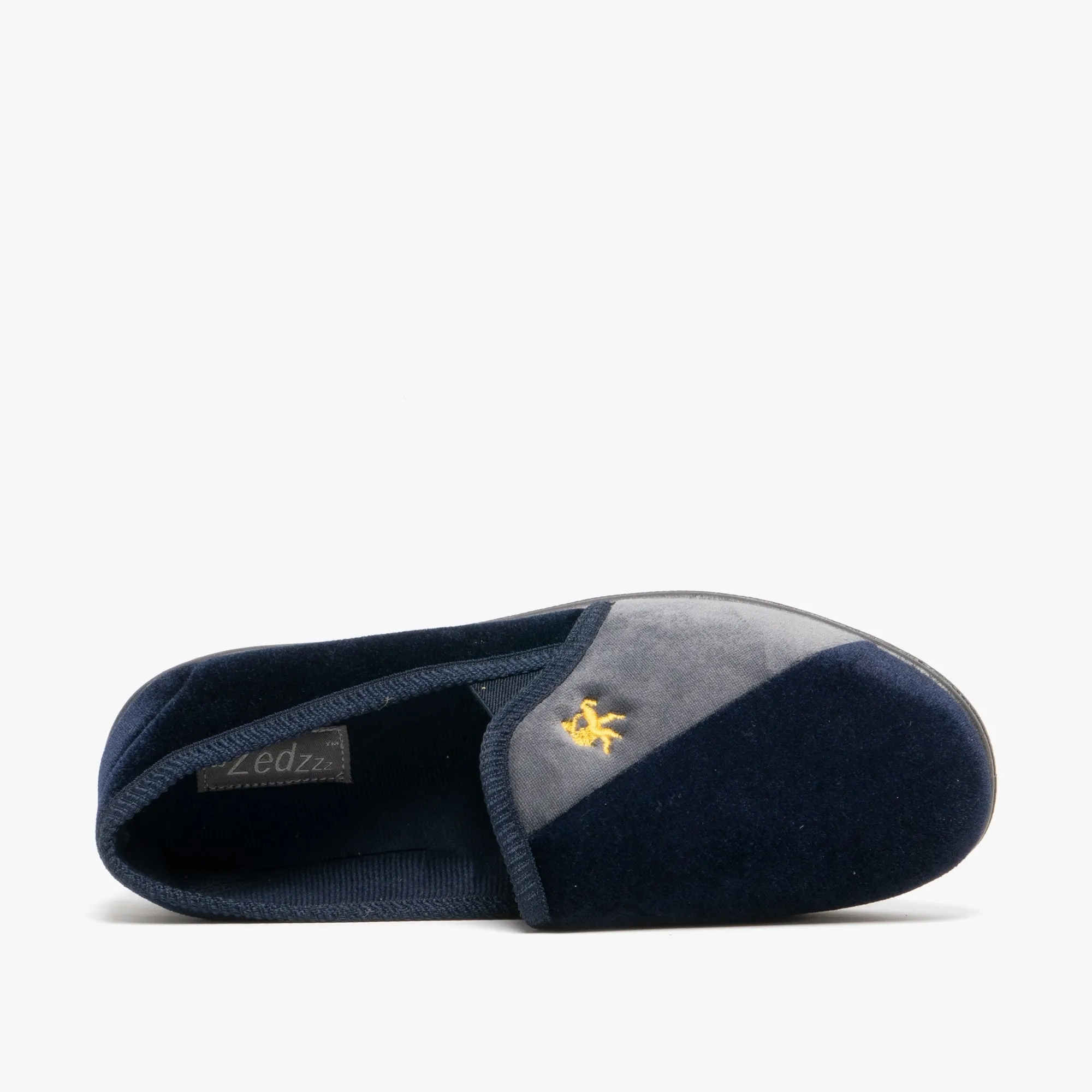Zedzzz AARON Mens Full Slippers Navy/Grey sold by Shuperb product image thumbnail 4
