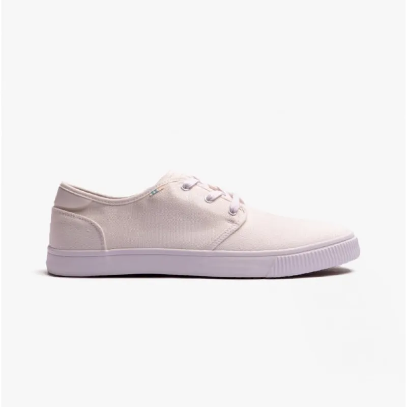 CARLO Mens Canvas Trainers White sold by Shuperb