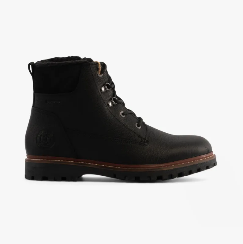 Barbour STORR Mens Derby Boots Black sold by Shuperb