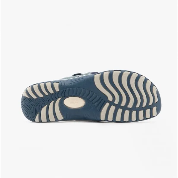 Free Spirit JULIET Womens Toe Post Sandals Navy sold by Shuperb product image thumbnail 4