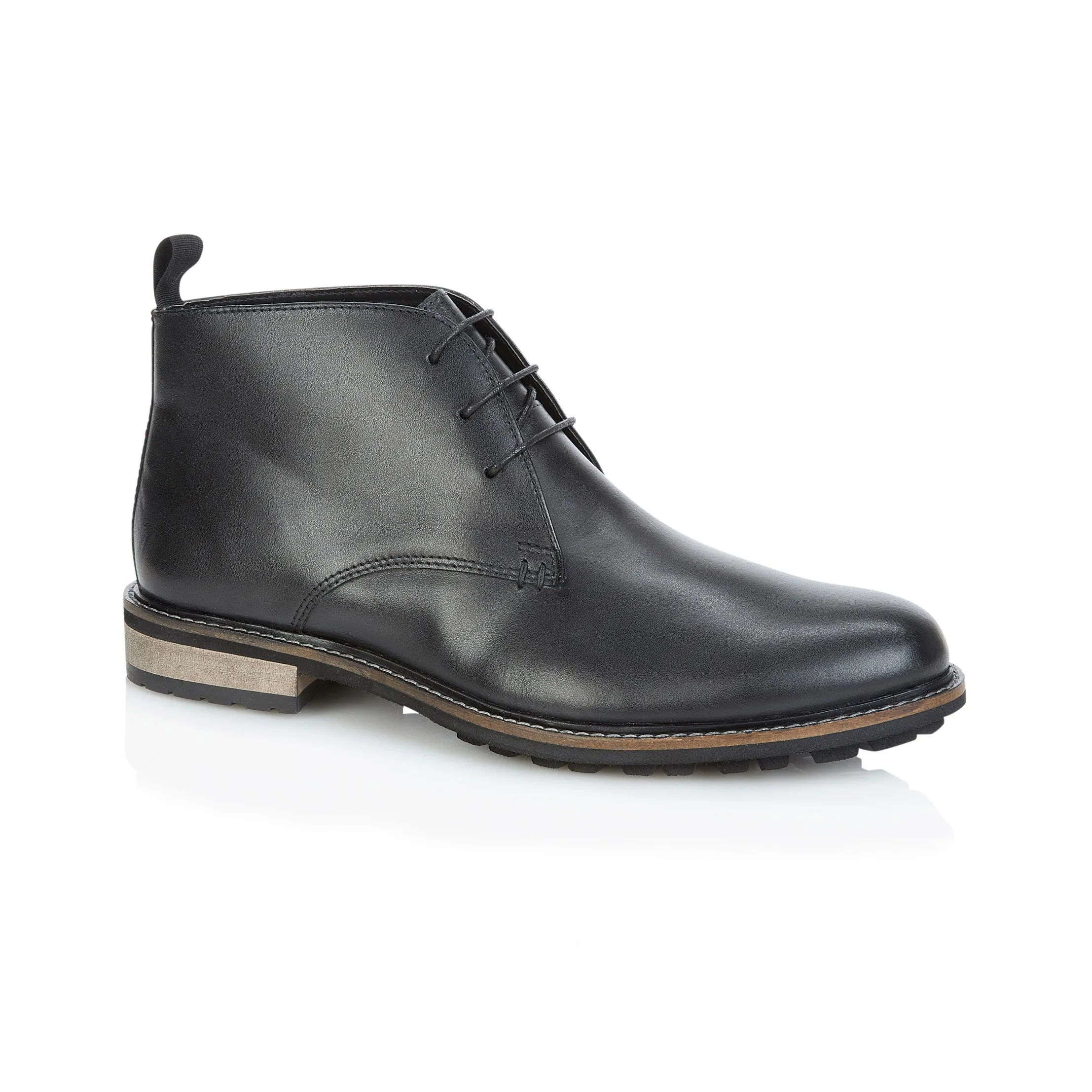 Silver Street London LUDGATE Mens Boots Black sold by Shuperb