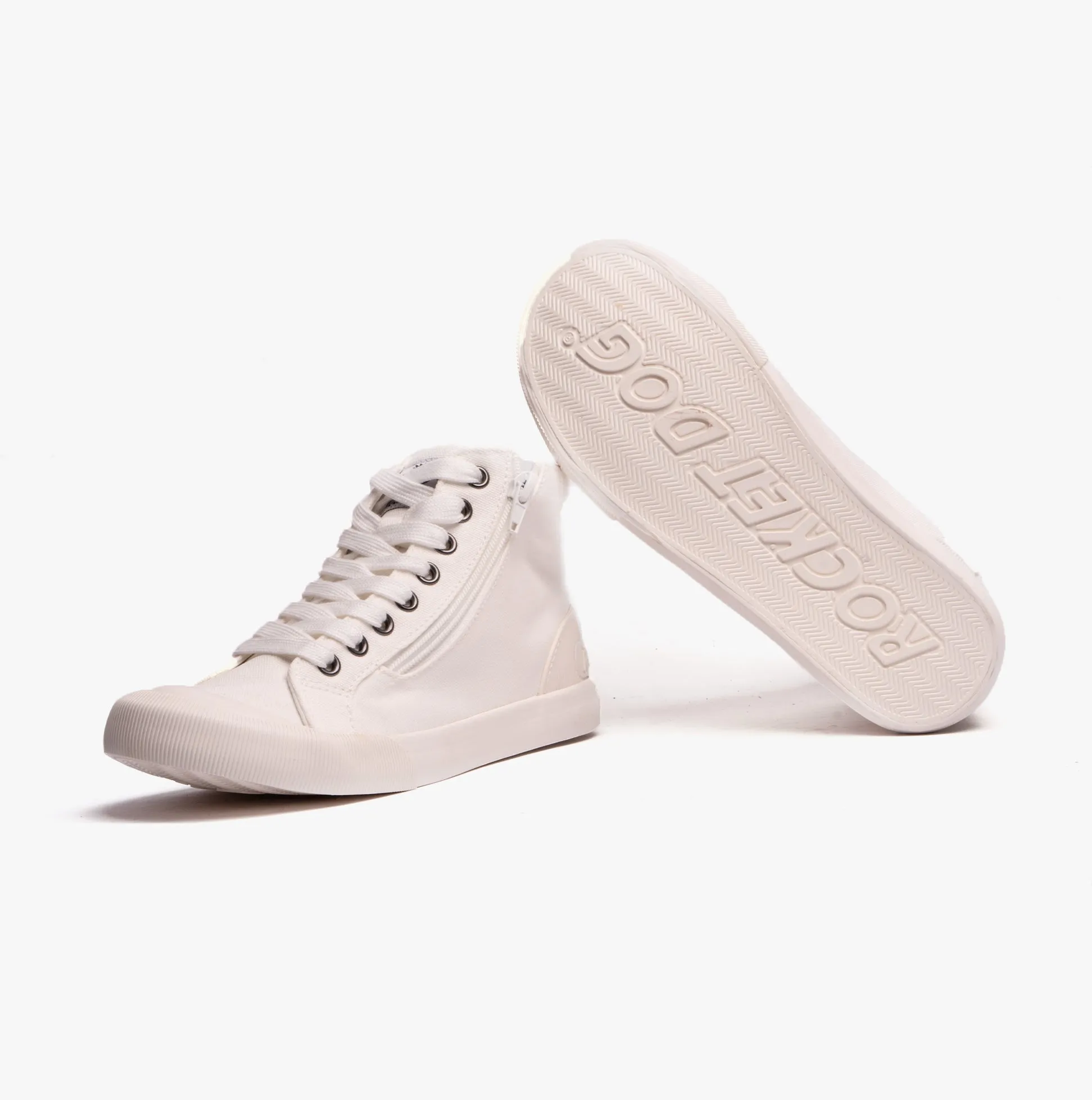 Rocket Dog JAZZIN HI Womens Canvas High Tops White sold by Shuperb product image thumbnail 5