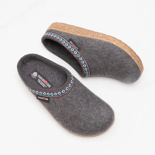 Haflinger FRANZL Womens Wool Clogs Anthracite sold by Shuperb product image thumbnail 2