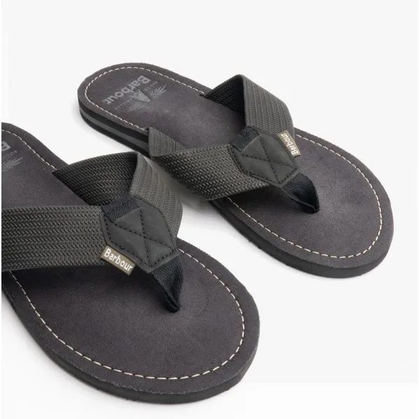 Barbour TOEMAN Mens Flip Flops Black sold by Shuperb product image thumbnail 2
