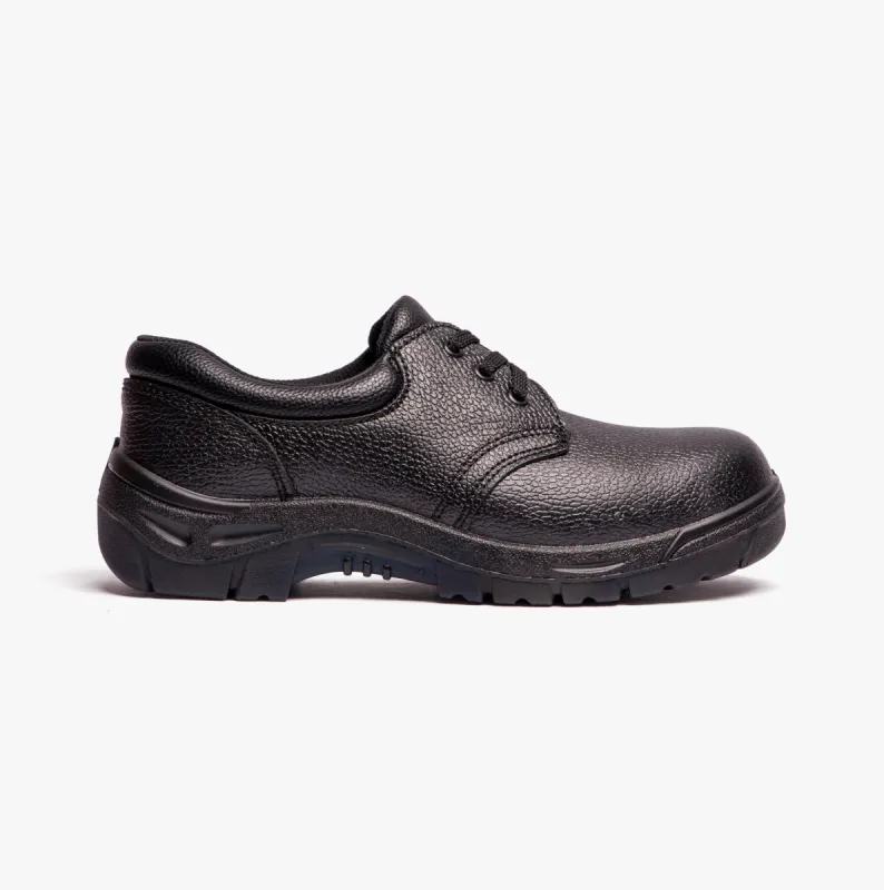 Grafters M530A Mens Leather Safety Shoes Black sold by Shuperb