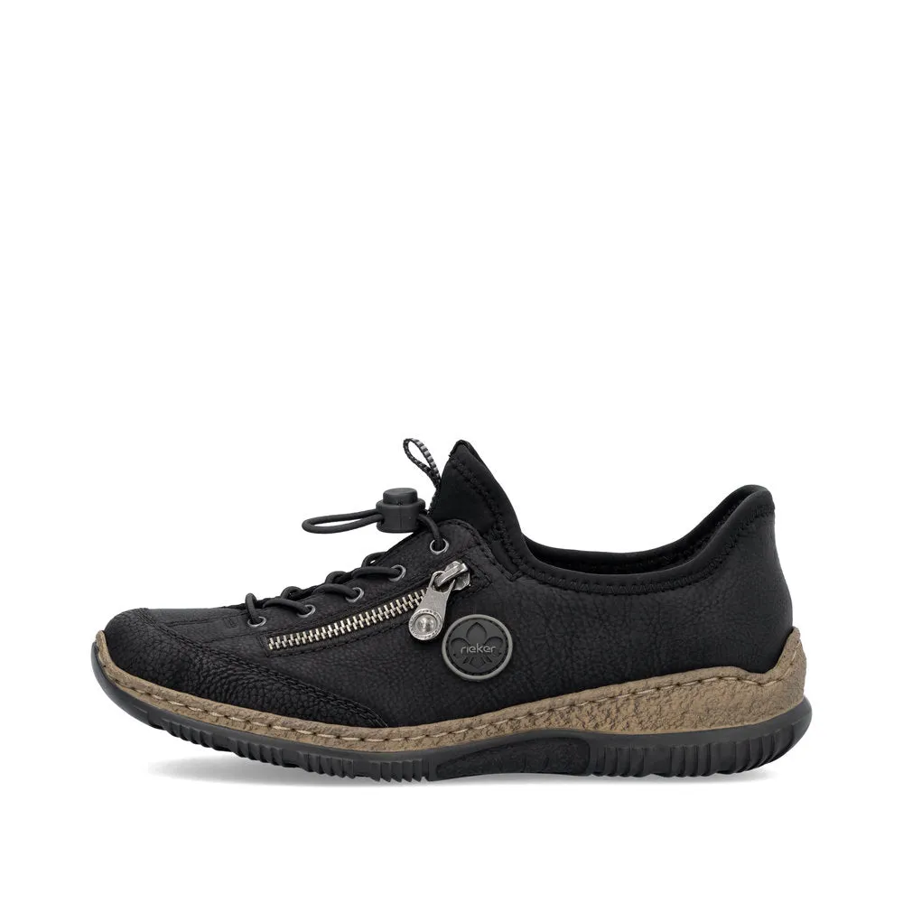 Rieker N3267-01 Womens Shoes Black sold by Shuperb