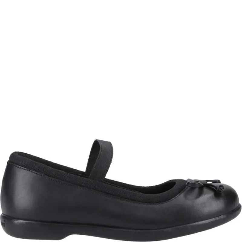 Hush Puppies BETTY JNR Girls Shoes Black sold by Shuperb