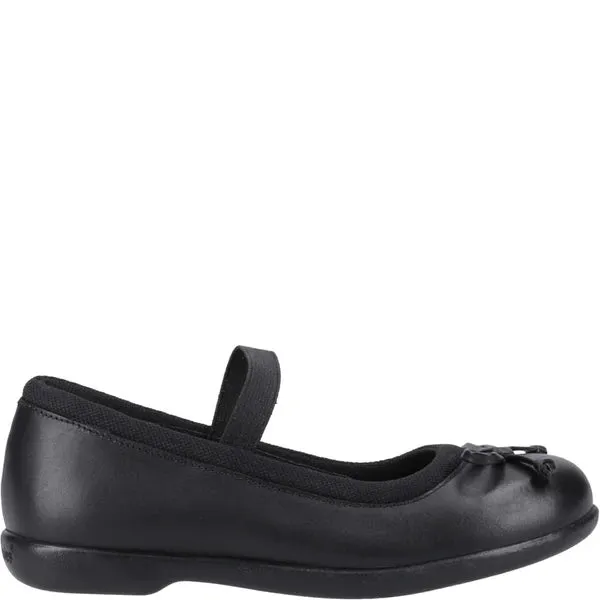 Hush Puppies BETTY JNR Girls Shoes Black sold by Shuperb