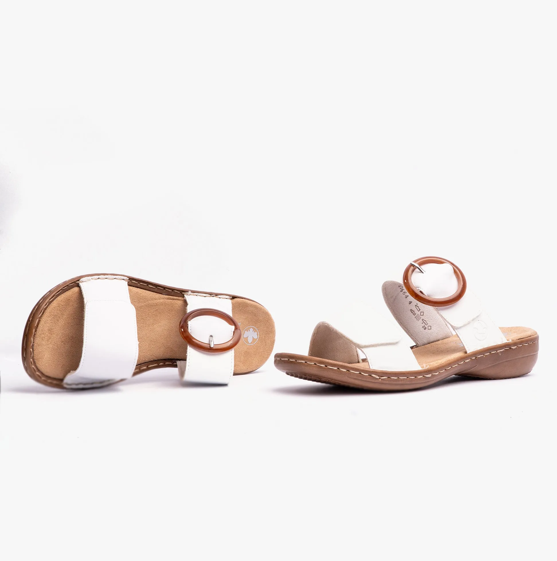 Rieker 60894-80 Womens Sandals White sold by Shuperb product image thumbnail 2