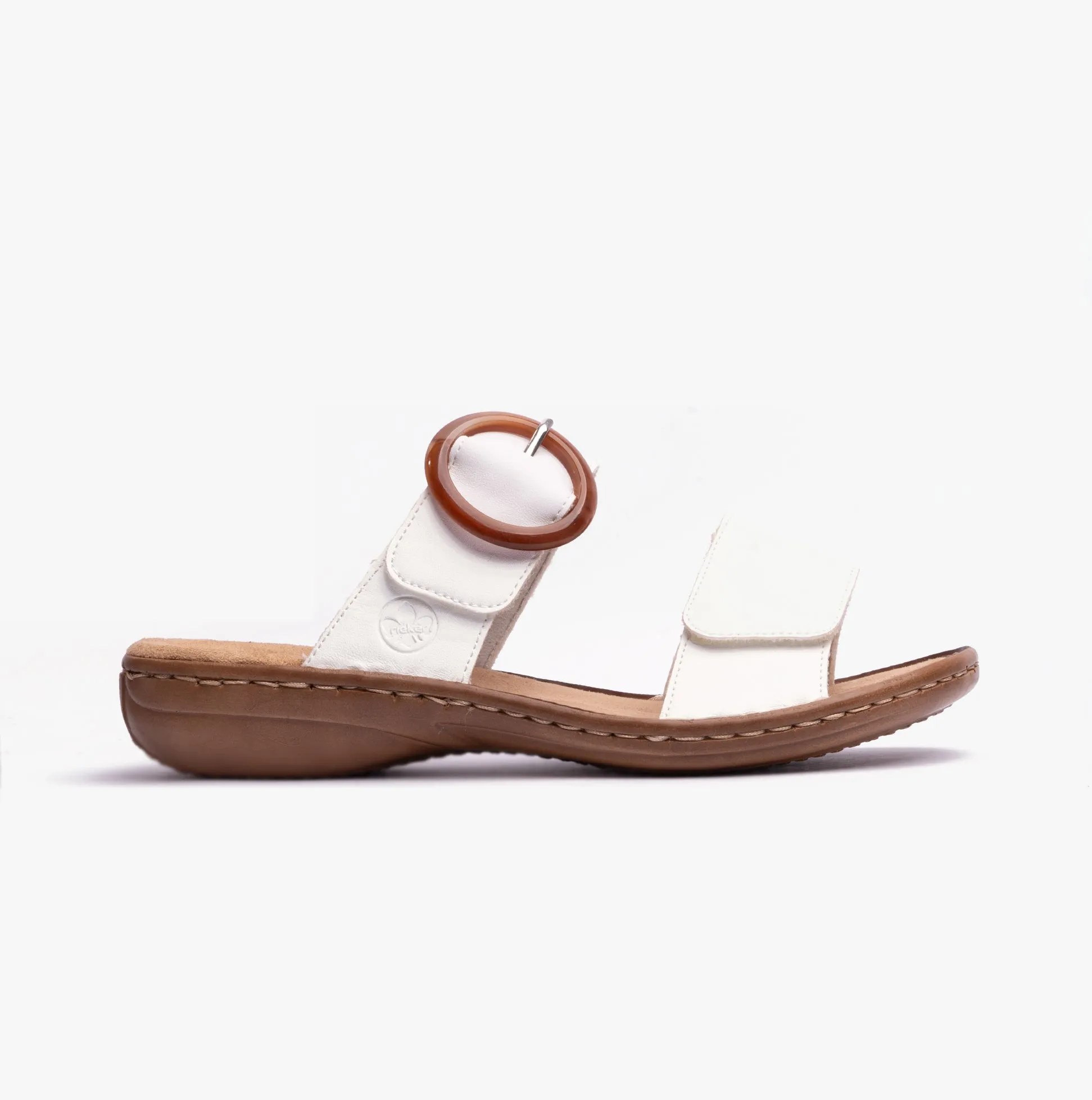 Rieker 60894-80 Womens Sandals White sold by Shuperb