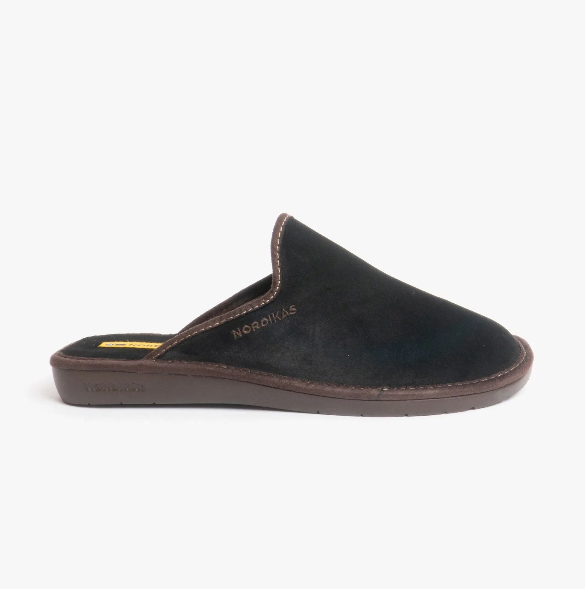 131 (AFELPADO) Mens Mule Slippers Black sold by Shuperb