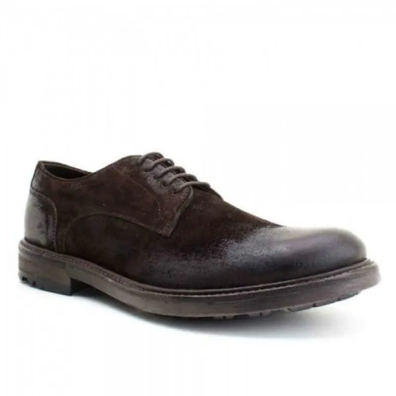 Base London NITROGEN Mens Shoes Greasy Brown sold by Shuperb