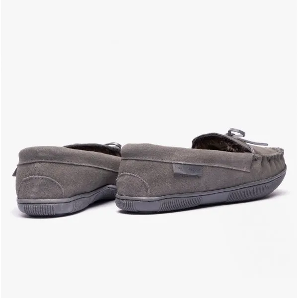 Hush Puppies ACE Mens Suede Slippers Grey sold by Shuperb product image thumbnail 3