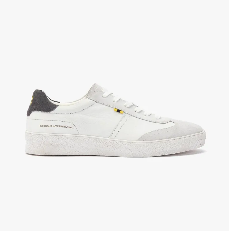 Barbour FELIX Mens Trainers Off White sold by Shuperb